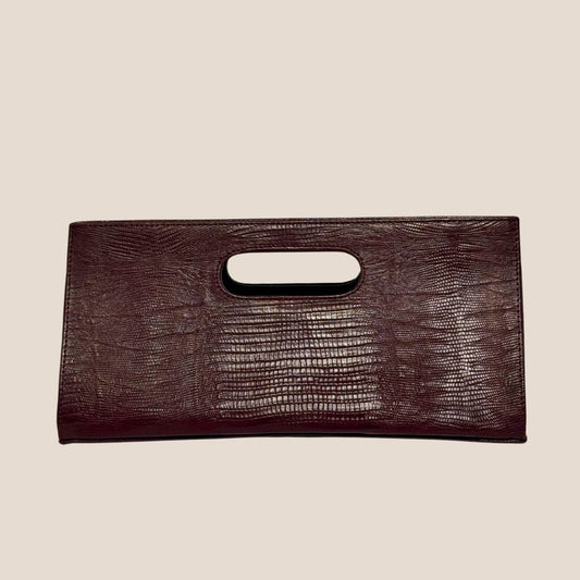 Burgundy Cowgirl Clutch