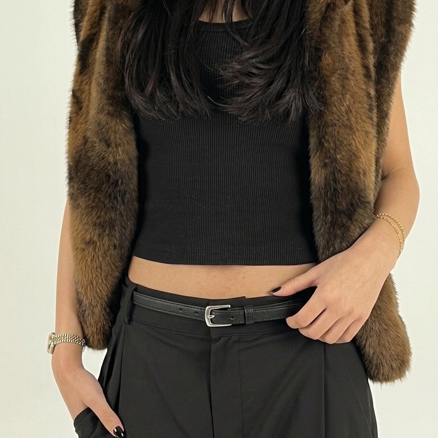 Wrap Belt in Black