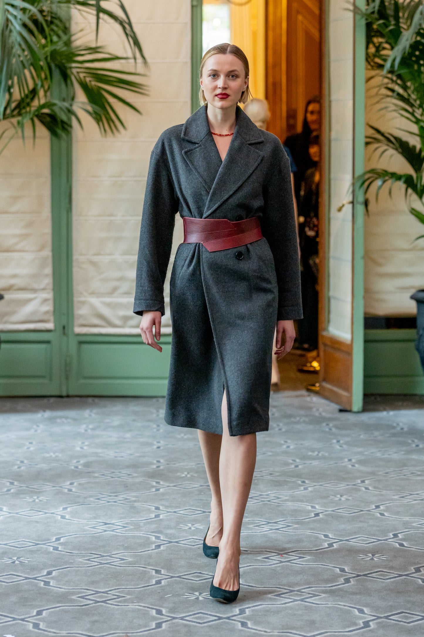 Twisted Belt in red Blood